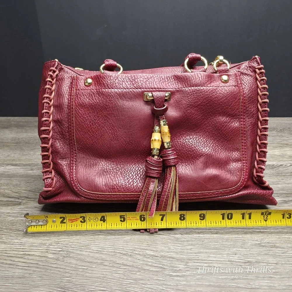Olivia and Joy Beautiful Red Satchel Pocketbook